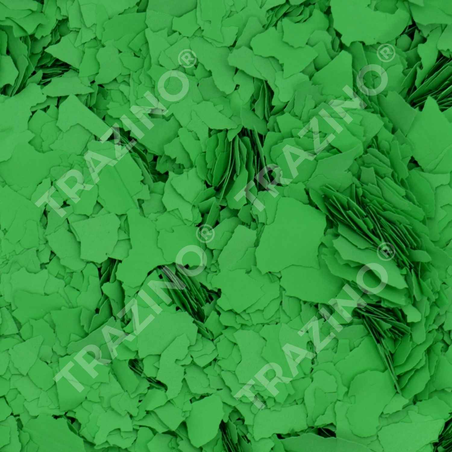 Trazino® Farbchips in Grasgrün zum Einstreuen für Beschichtungen Trazino® Farbchips in Grasgrün zum Einstreuen für Beschichtungen